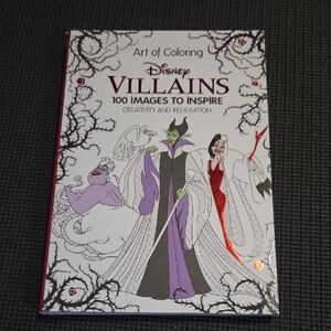 Disney Villains Coloring Book - Purple, Red, Black, White